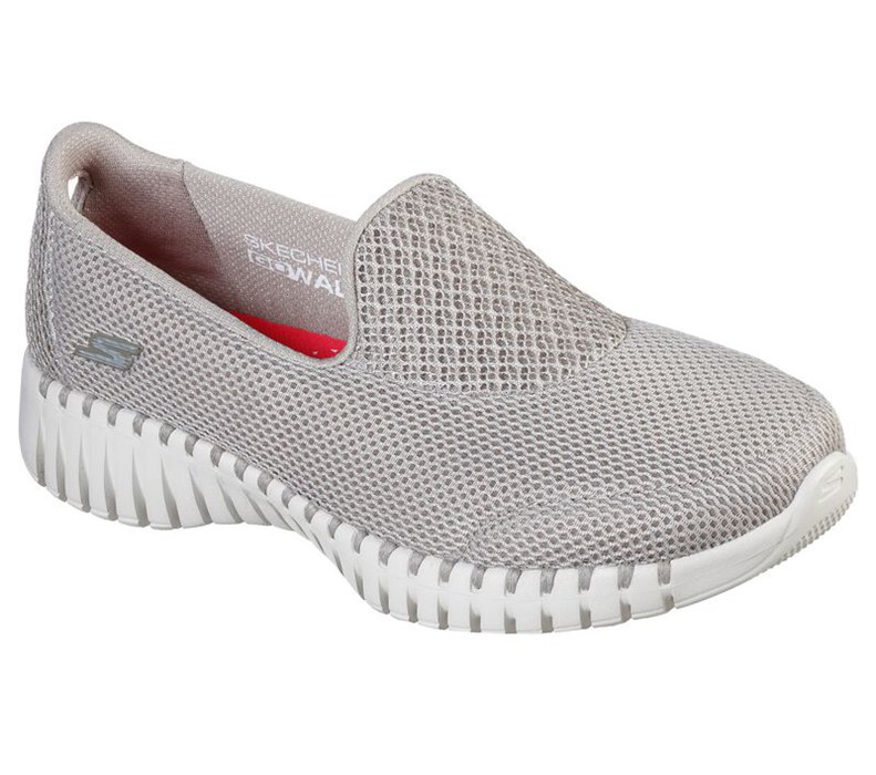 Skechers Gowalk Smart - Womens Slip On Shoes Grey [AU-YJ5515]